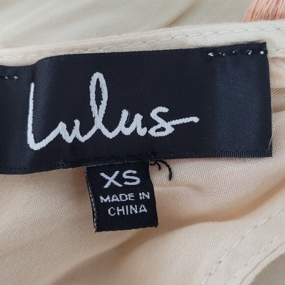 Lulus Multicolor Ombre Sleeveless Lightweight Front Slits Maxi Dress Size XS - Picture 3 of 11